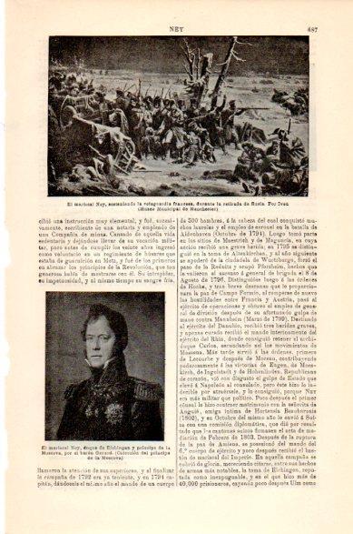LAMINA V23767: El mariscal Ney por el baron Gerard
