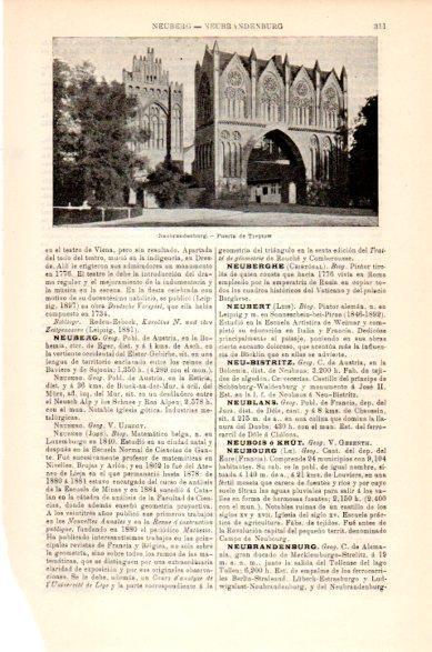LAMINA V23749: Puerta de Treptow en Neubrandenburg