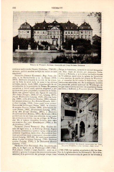 LAMINA V23750: Palacio de Werneck, Baviera