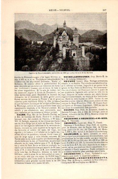 LAMINA V23755: Castillo de Neuschwanstein