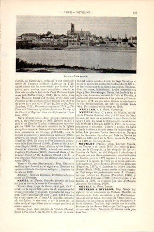 LAMINA V23758: Vista general de Nevers