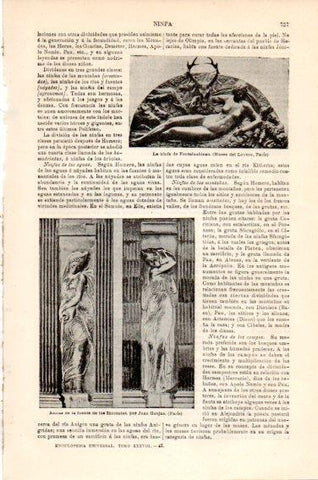 LAMINA V23811: Ninfas de la fuente de los Inocentes, Paris