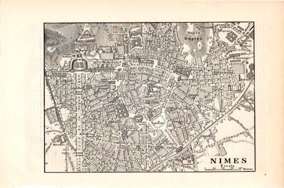 LAMINA V23807: Plano de Nimes