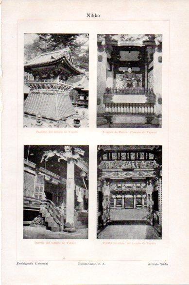 LAMINA V23799: Templo de Yeyasu, Japon