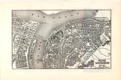 LAMINA V23798: Plano de Nijnii Novgorod