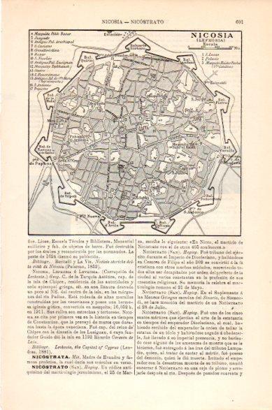 LAMINA V23787: Plano de Nicosia, Sicilia