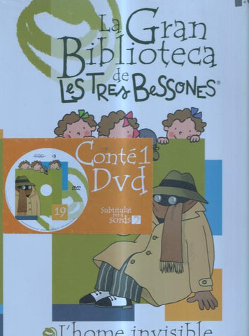 La gran biblioteca de Les tres Bessones, numero 19: L'home invisible
