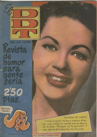 DDT 1ª epoca numero 390: Yvonne de Carlo