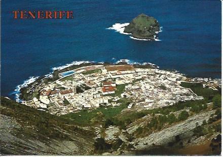 POSTAL L06008: Vista aerea de Garachico, Tenerife
