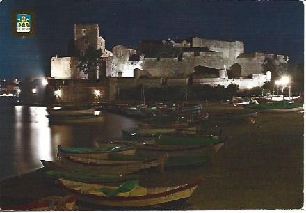 POSTAL L05957: Vista nocturna de Colliure