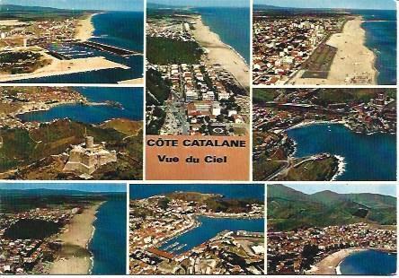 POSTAL L05960: Vista aerea de la Cote Catalane