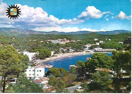 POSTAL L05967: Playa de Paguera, Mallorca