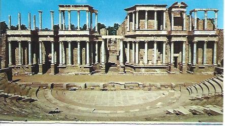 POSTAL L06012: Teatro Romano de Merida