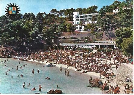 POSTAL L06013: Playa Illetas en Mallorca