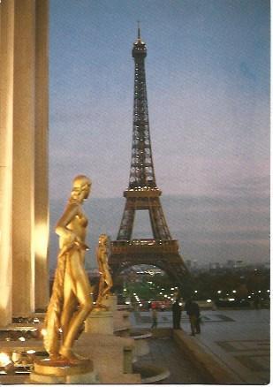 POSTAL L06049: La Tour Eiffel desde el Palacio de Chaillot