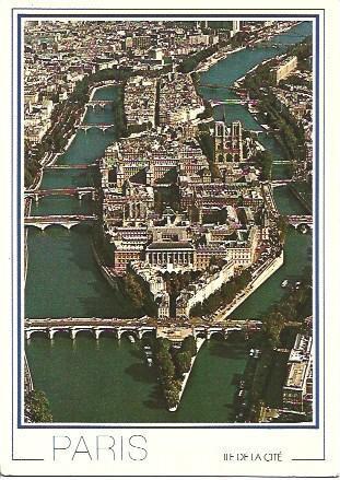 POSTAL L06053: Vista aerea de la Cite de Paris