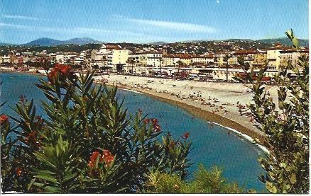 POSTAL L06019: Playa des Ponchettes en Niza