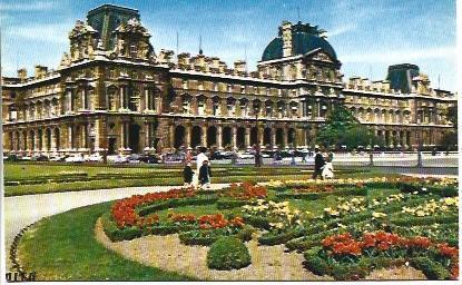 POSTAL L05954: Jardines del Louvre de Paris