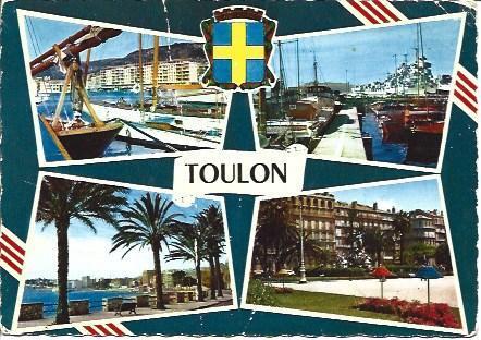 POSTAL L05877: Vistas de Toulon