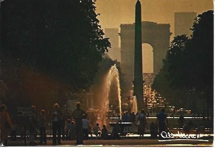 POSTAL L05881: Obelisco de Paris