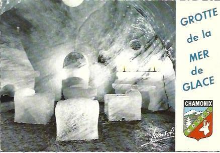 POSTAL L05885: Gruta en Chamonix