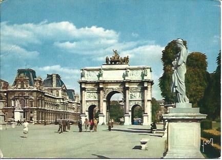 POSTAL L05891: Arco del Triunfo del Carrusel en Paris