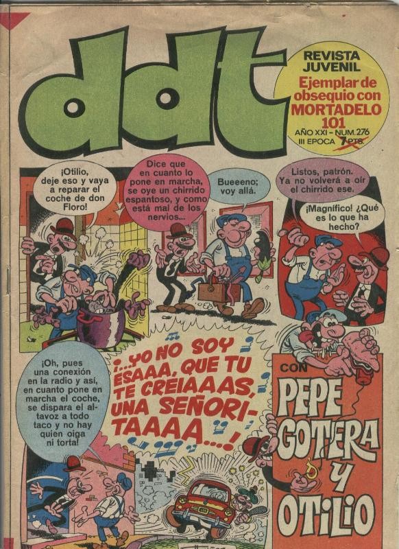 DDT tercera epoca  numero 276: Pepe Gotera y Otilio