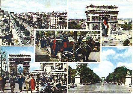 POSTAL L05849: Vistas de Paris