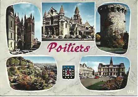POSTAL L05857: Vistas de Poiters