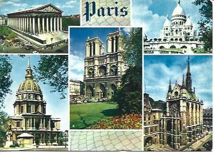POSTAL L05865: Edificios de Paris
