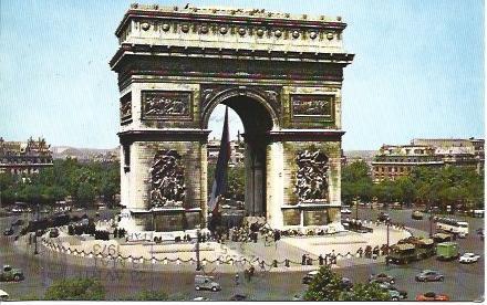 POSTAL L05867: Paris. Arco del Triunfo