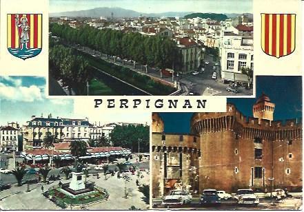 POSTAL L05932: Vistas de Perpiñan
