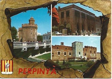 POSTAL L05935: Castillet de Perpiñan