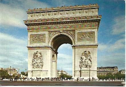 POSTAL L05942: Arc de Triomphe de l'Etoile en Paris