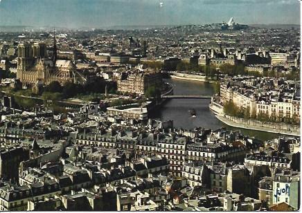 POSTAL L05947: Paris. Vista aerea