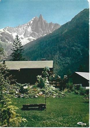 POSTAL L06063: Vista del Montblanc sobre el Dru
