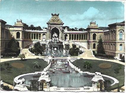 POSTAL L05913: Palacio Longchamp en Marsella