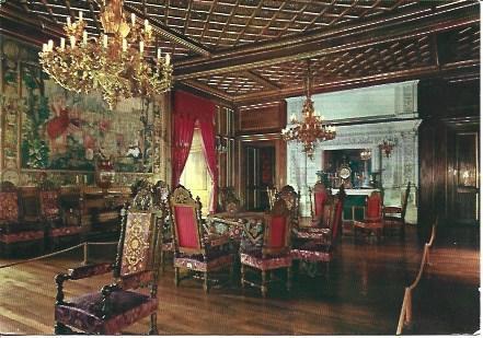 POSTAL L05915: Salon del Castillo de Pou