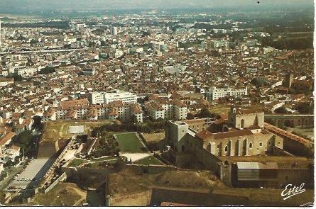 POSTAL L05919: Vista aerea de Perpiñan
