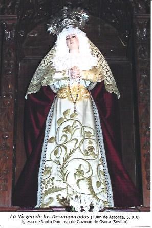 POSTAL A1423: La Virgen de los Desamparados en Osuna, Sevilla