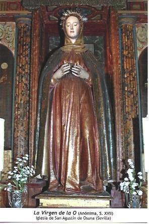 POSTAL A1429: La Virgen de la O de la iglesia de San Agustin de Osuna
