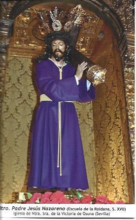 POSTAL A1432: Jesus Nazareno de la iglesia de la Victoria de Osuna, Sevilla