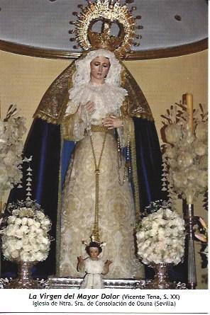 POSTAL A1435: Virgen del Mayor Dolor de Osuna