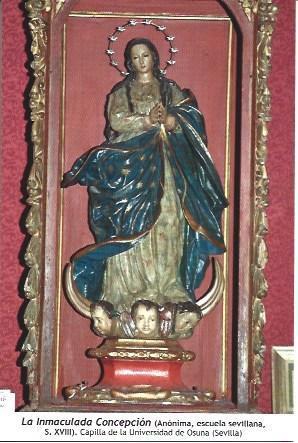 POSTAL A1439: Inmaculada Concepcion de la Capilla de la Universidad de Osuna