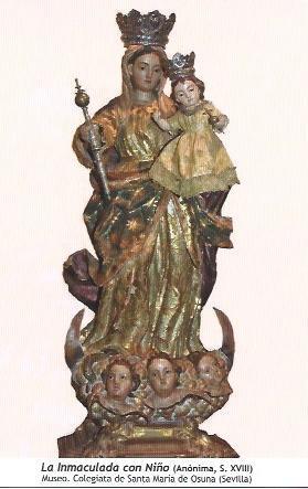 POSTAL A1443: La Inmaculada con el Niño de la Colegiata de Osuna