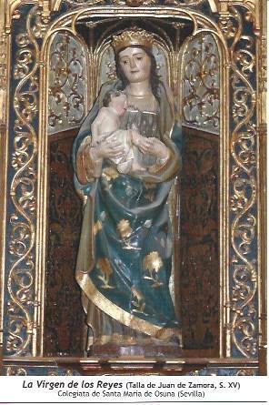POSTAL A1400: La Virgen de los Reyes de Osuna, Sevilla