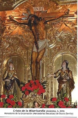 POSTAL A1411: Cristo de la Misericordia del Monasterio de la Encarnacion de Osuna