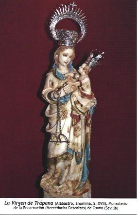 POSTAL A1413: La Virgen de Trapana de Osuna, Sevilla