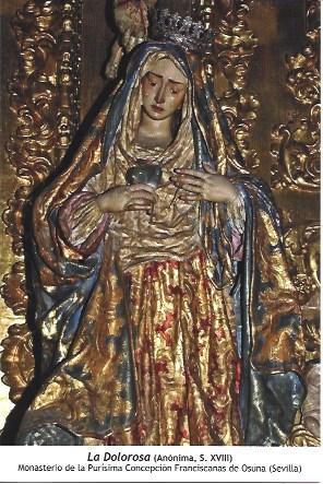 POSTAL A1418: La Dolorosa del Monasterio de la Purisima Concepcion de Osuna