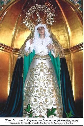 POSTAL A1408: Nuestra Señora de la Esperanza Coronada de San Lucas de Barrameda, Cadiz